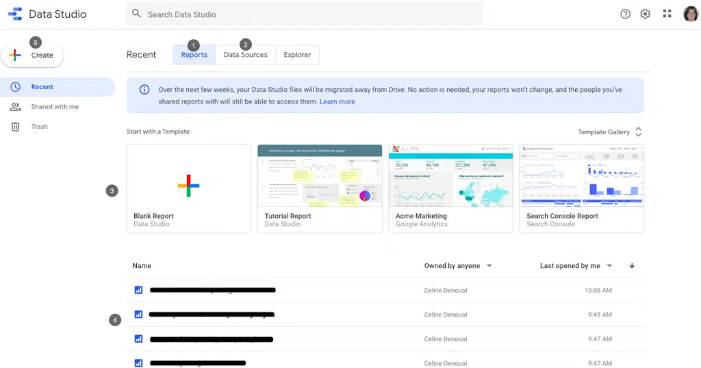 Google Data Studio : créer son premier rapport Analytics